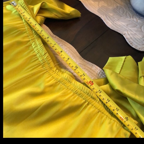 ๐ dianaira Silk Wide Leg Lined, High elastic waist reversible matte-shiny pants - Picture 5 of 10